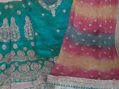 bridal lehng / Mehndi dress / weding wear dress for sale