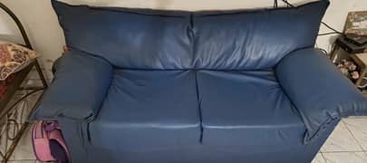 Sofa set of 3 with raxeen