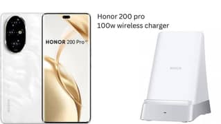 Honor 200 5G 12/512GB Non-Pta Used and wireless charger