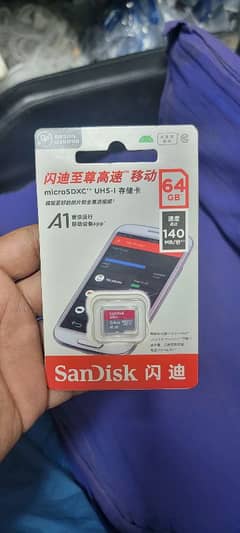 64gb memoryy card Sandisk