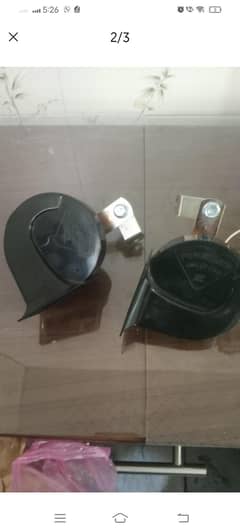 Double loud horns for cd 70, cg 125 and all other bikes