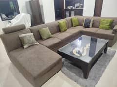 sofa set with center table