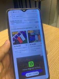 oppo Reno z 8gb 128 patch hai 2sim repair Nahin hai 12000 fanl hai