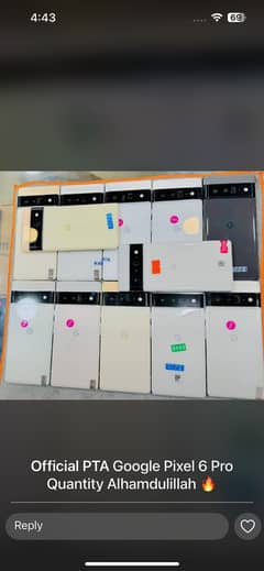 Official PTA Google Pixel 6 Pro 12/256gb 12/128gb Fresh USA Stock