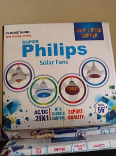 Philips solar AC&DC Fan