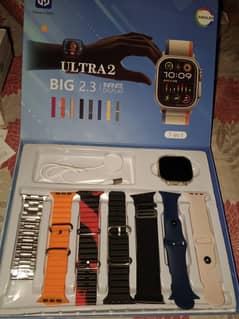 ULTRA 2 Smart Watch with 7 Color Straps | Brand New | 2.01" Display
