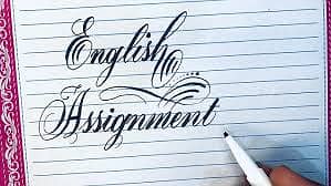 i will write hand written/soft form assignment research paper 7