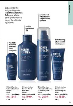 North For Men || Subzero Deodorant Roll-On || Subzero Hair & Body Wash