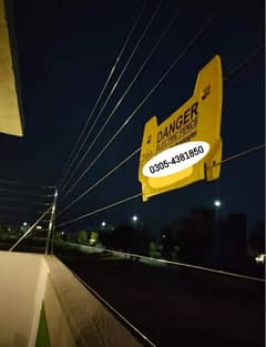 Electric fence / home security fence / wire fence / fence