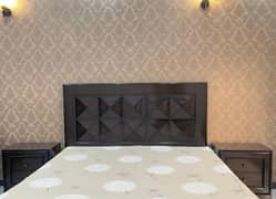 New stylish bed set ( bed with 2 side tables)