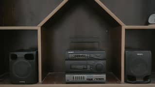 sony tape recorder/speakers 10/10 condition