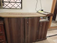 Wooden Iron Stand