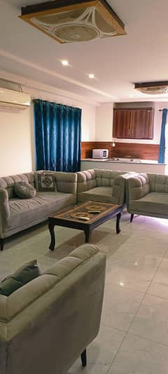 Fully Furnished 1-Bedroom Penthouse Apartment for Rent in B-17, Islamabad