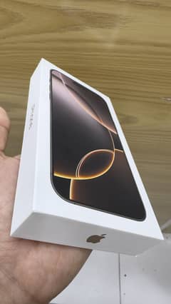 IPHONE 16 pro max 256 desert titanium non PTA New box pack
