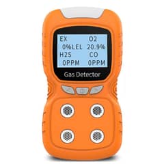 4 in 1 Gas Detector – CO, H2S, O2, EX | Industrial Safety Device