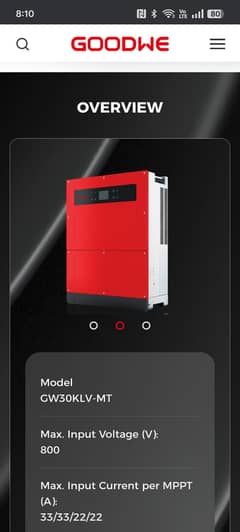 GoodWe 50kw On-Grid Solar Inverter-Excellent Condition