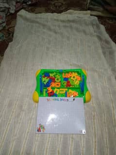 a to z magnetic alphabets with board and  stand