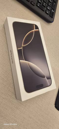 iphone 16 pro max natural tatinium color 256 GB USA Model sealed pack