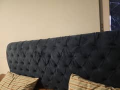 bed with side tables