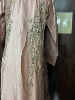 Shirt Trouser and dupatta heavily worked new condition