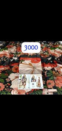 3 piece suit / Unstitched suit /  embroidery suit / lawn 3 piece suit