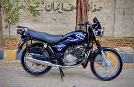 Suzuki GS 150 2014 Karachi no first owner golden no 5050