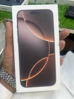 IPhone 16 Pro Max JV 256GB Box Pack All colour available 217000