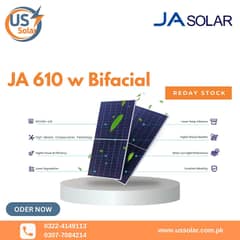 JA 610W & Jinko 585W Bifacial Panels |Solar plates |Ready Stock