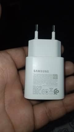 Like new orginal 25w samsung adapter with original cable