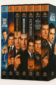 Collection VHS or VCR cassettes with Cover case box available