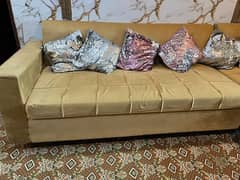 L shaped sofa set