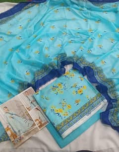lawn 3pcs suit