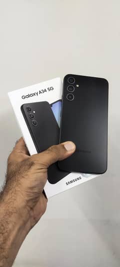 Samsung a34 5g 8/256 with box