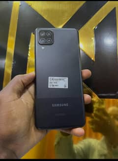 Galaxy A12 Phone with charger and Box