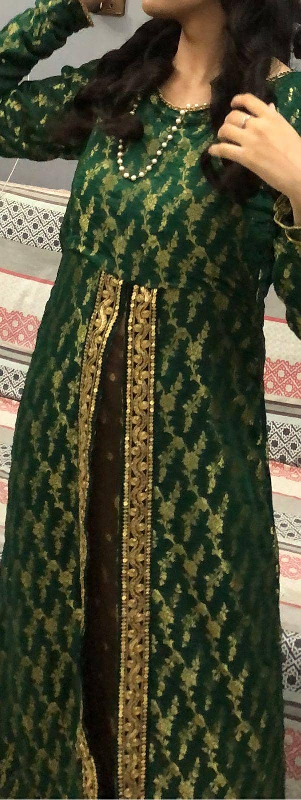 Front open frock with inner 0