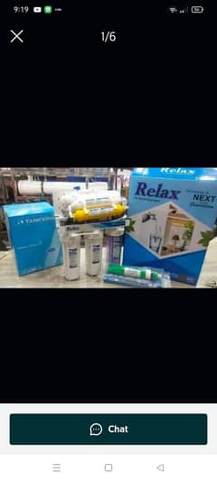 Relax RO Reverse Osmosis Water Filter System 6 Stage made in Vy