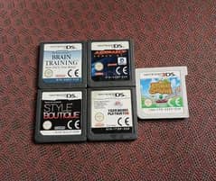 5 Nintendo DS/DSi/3DS Cards