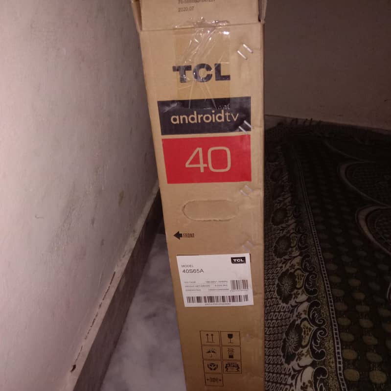 TCL 40" android LED with Box 3