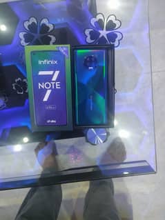 infinix note 7 bilkul new condition mobail