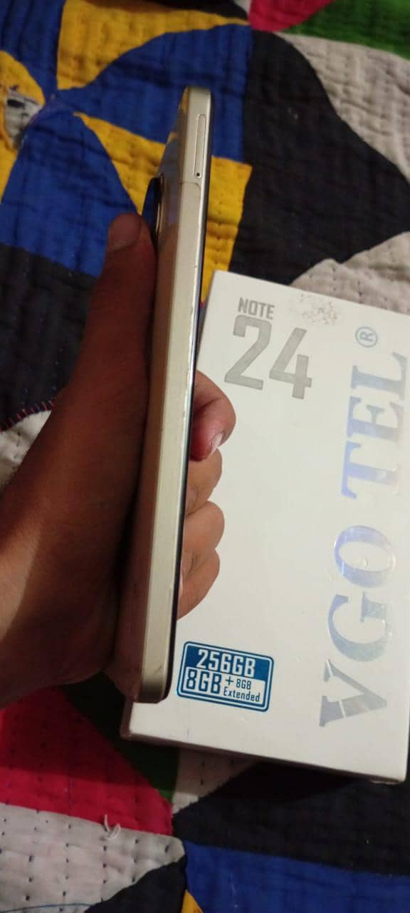 Vgo tel note 24 10 by 10 condition   ram 8+8 memory 256 8