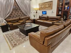 Original leather sofa set