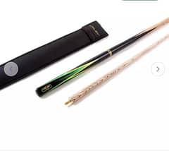 BCE Riley custom cue with sleeve