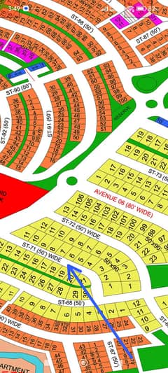 1 Kanal Prime Location Plot for Sale Serene City, Sector B, DHA Phase 3, Islamabad