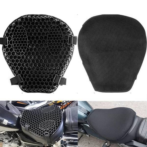 Universal Gel Honeycomb Motorcycle Seat Cushion for Summer Comfort