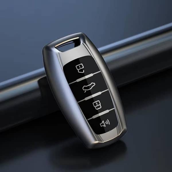 TPU Key Cover for Haval 4-Button Remote - GUN Metallic Edition