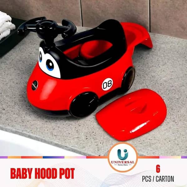 Car-Themed Baby Hood Potty Chair