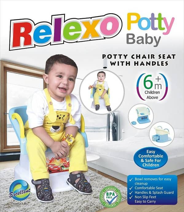 Relexo Baby Potty Chair with Side Handles