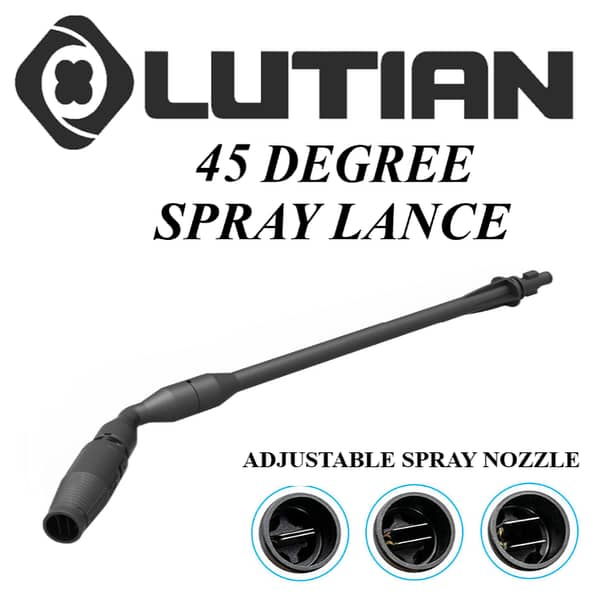 LUTIAN 45-Degree Adjustable Spray Lance Attachment for High-Pressure Washers