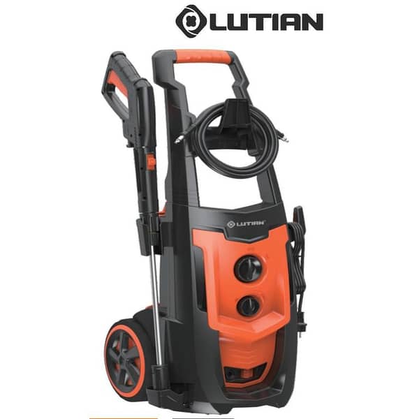 LUTIAN LT701-2200A 150 Bar High Pressure Washer with Auto Start and Built-In Shampoo Tank - 2200 Watts - Portable and Self Priming