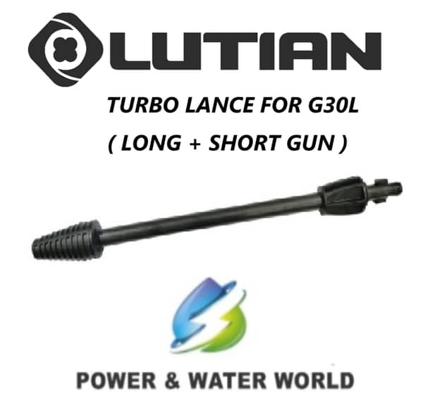 Lutian Turbo Rotating Dirt Blaster Lance Attachment for High-Pressure Washers